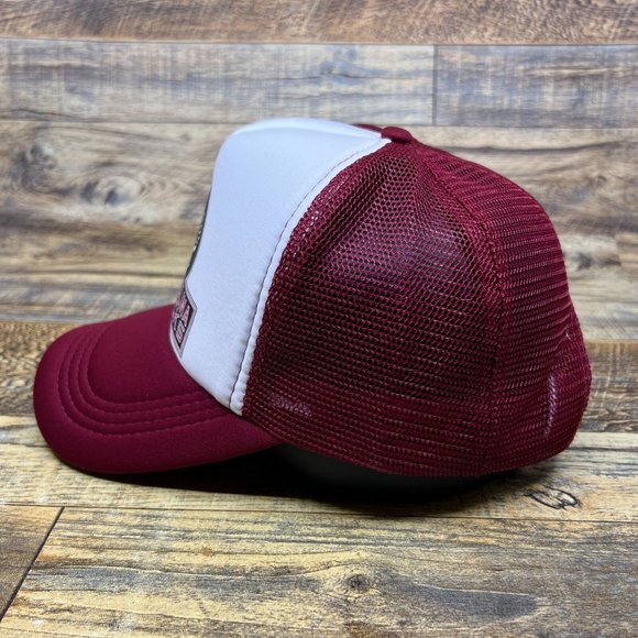 South Carolina Gamecocks Mens Trucker Hat Maroon Snapback Football Baseball Cap - Picture 4 of 8